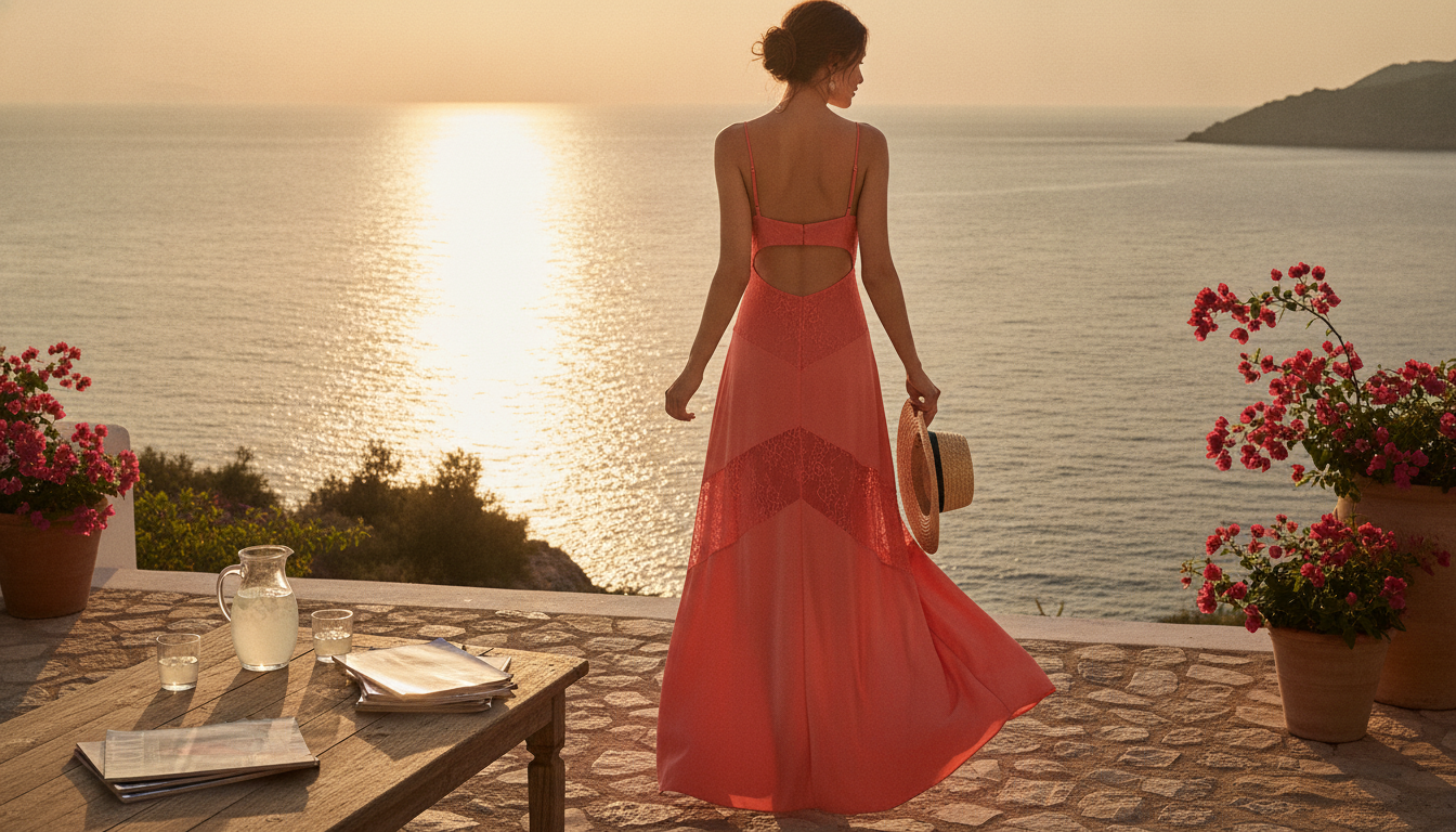 Breezy Lace Patchwork Backless Maxi Dress Styling Guide