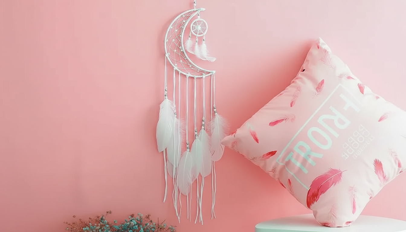 Large Unicorn Dream Catcher for Nordic Rooms & Weddings
