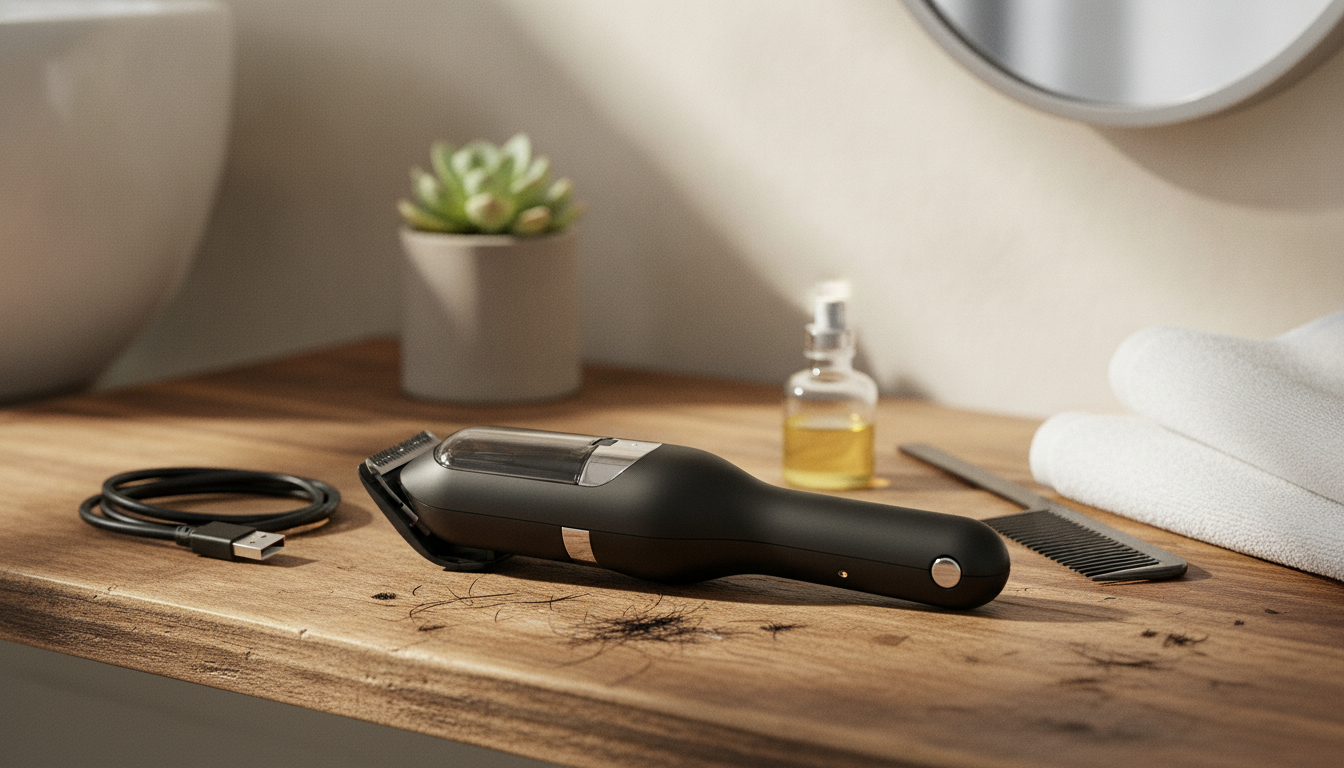 Type-C 2-in-1 Hair Clipper: Fast Trims & Sharp Edges