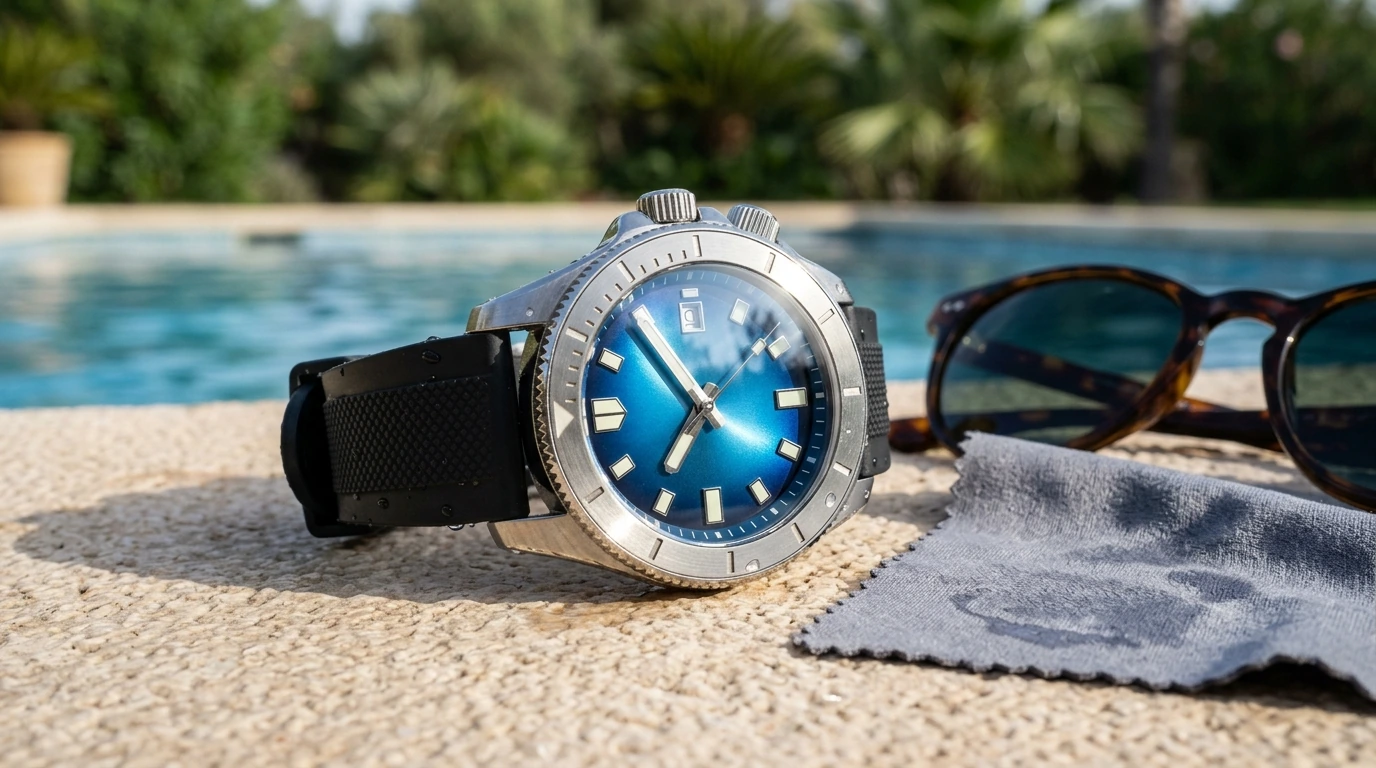 Sunburst Enamel Dial Diver: NH35 Auto, 200M Ready